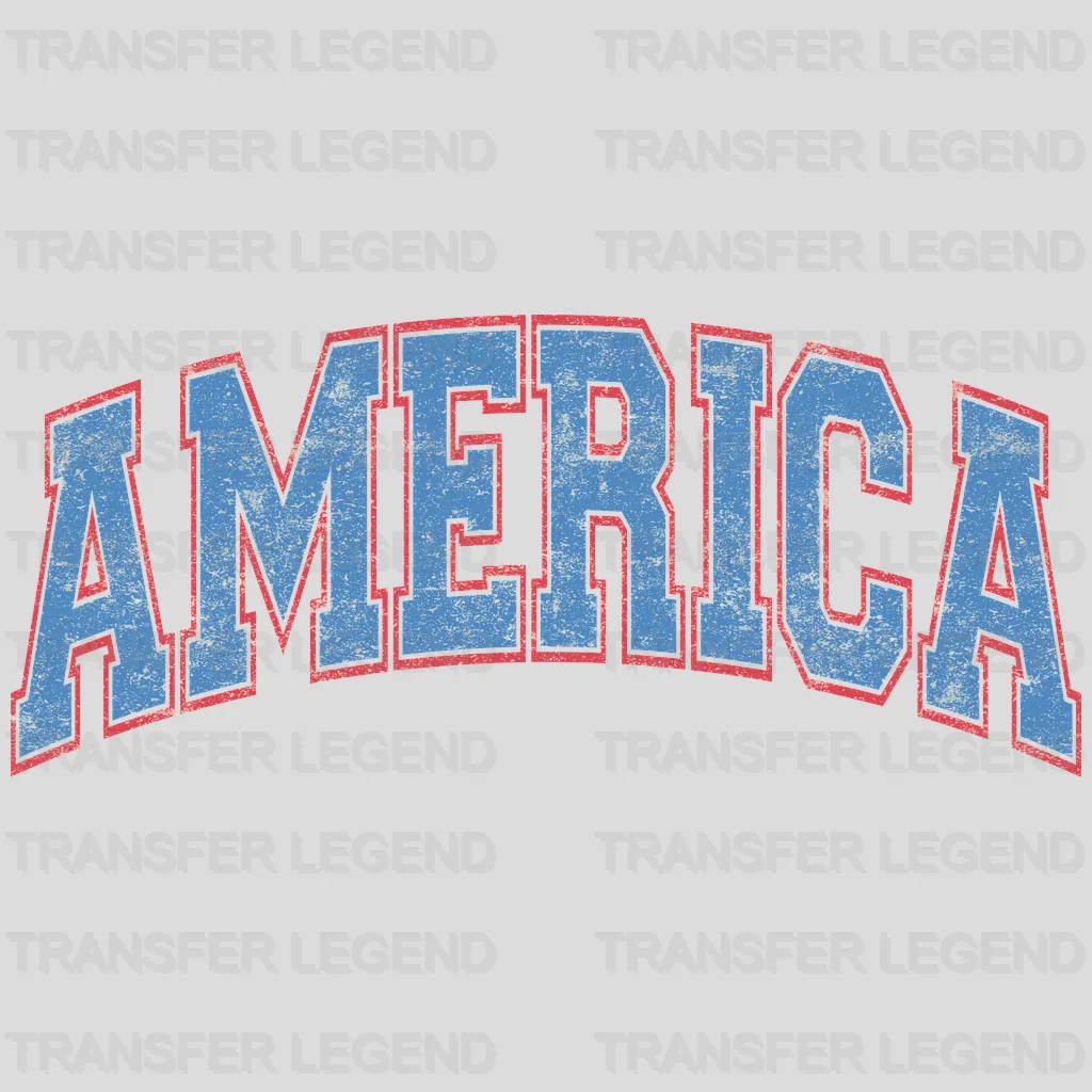 Grunge America DTF Transfer - transferlegend