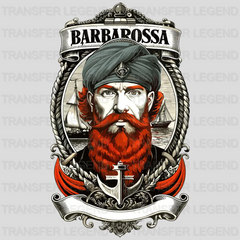 Barbarossa Pirate Design - DTF Heat Transfer - transferlegend