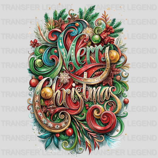 Time To Celebrate Christmas design - DTF Heat Transfer - transferlegend