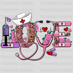 Hospital Love Valentine's Day Design - DTF heat transfer - transferlegend