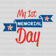 1st Memorial Day - Memorial Day DTF Transfer - transferlegend