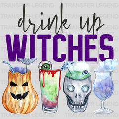 Halloween Drink Up Witches Design - DTF heat transfer - transferlegend