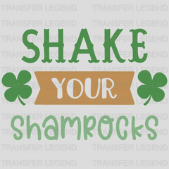 Shake Your Shamrocks St. Patrick's Day Design - DTF heat transfer - transferlegend